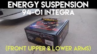 How to Install Energy Suspension Upper & Lower Control Arm Bushings - Integra & Civic