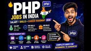 🔥 PHP Jobs in India | Salary + Skills + Career Roadmap 2026