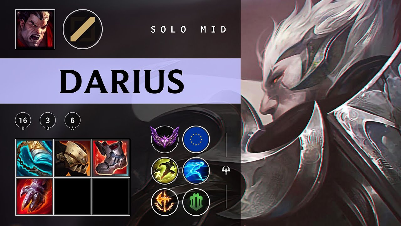 Darius Mid vs Yasuo - EUW Master Patch 25.24