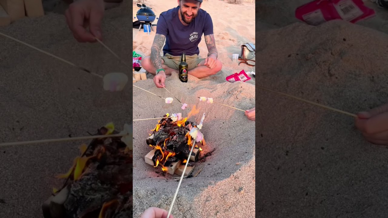 Fistral beach bbq & sunset 
