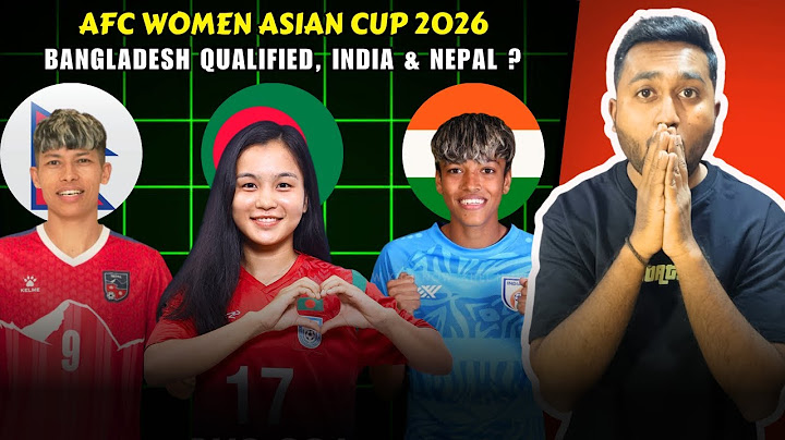 Bangladesh DONE IT ✅️ ! Can India & Nepal do it? AFC Women Asian Cup 2026 Qualifiers