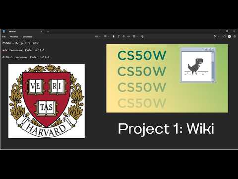 CS50W Project 1 (Wiki) - Harvard