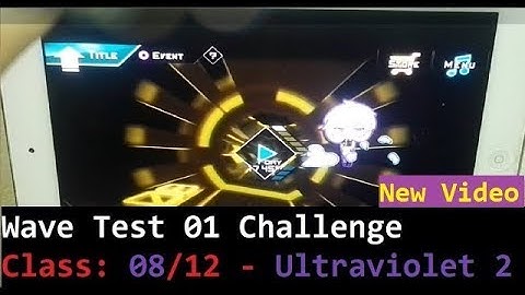 [Dynamix] Wave Test 01 (Class 8 - UV2): Prime medal GET!