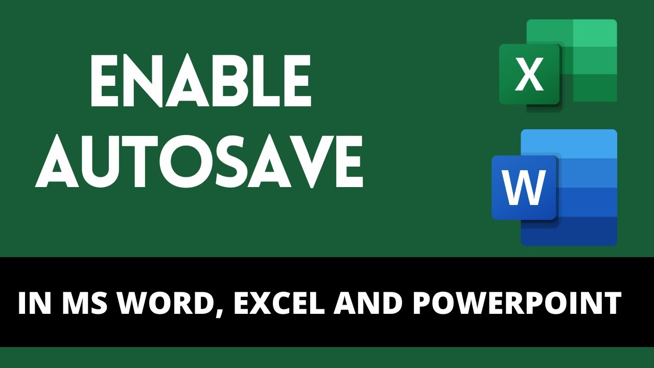 how to enable autosave in powerpoint