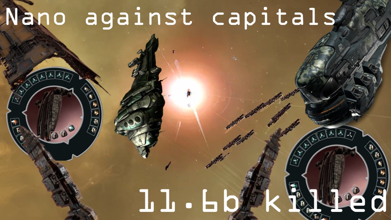 AWC // Nanoing against capitals (Smallgang pvp)