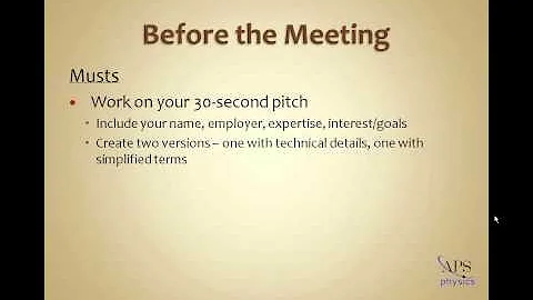 Developing a Pitch
