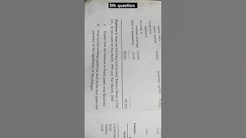 Fund flow statement 📝 Schedule of charges in working capital 🥳 number 5