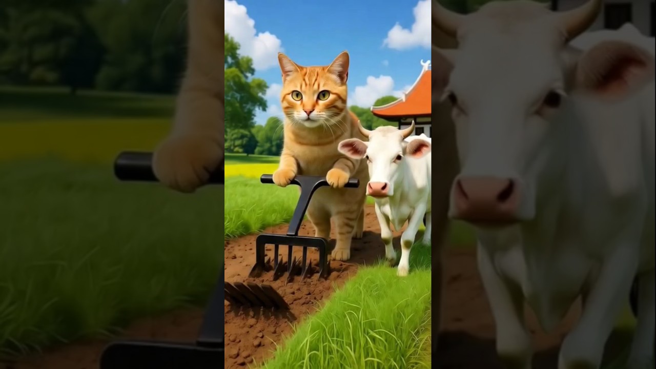 🐱Cat Cow Funny 🐱Funny Cat Cow Video 