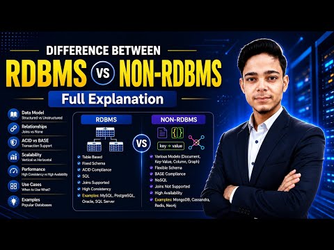 Difference Between RDBMS & NON-RDBMS | What Is RDBMS Full Explanation | What Is Non-RDBMS In DBMS