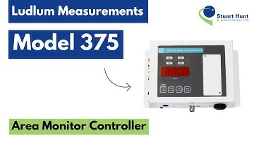 Model 375 Area Monitor Controller | Ludlum Measurements