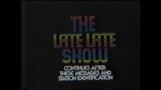WCBS Late Late Show mid-break bumper slide, 1984