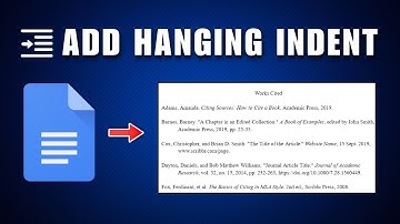 How To Add Hanging Indents In Google Docs 2025