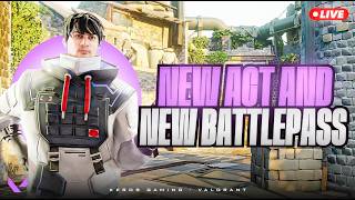 🔴New Act New Derank Day 🥹🟩!freevp🟦 VALORANT LIVE INDIA  🇮🇳 🟦