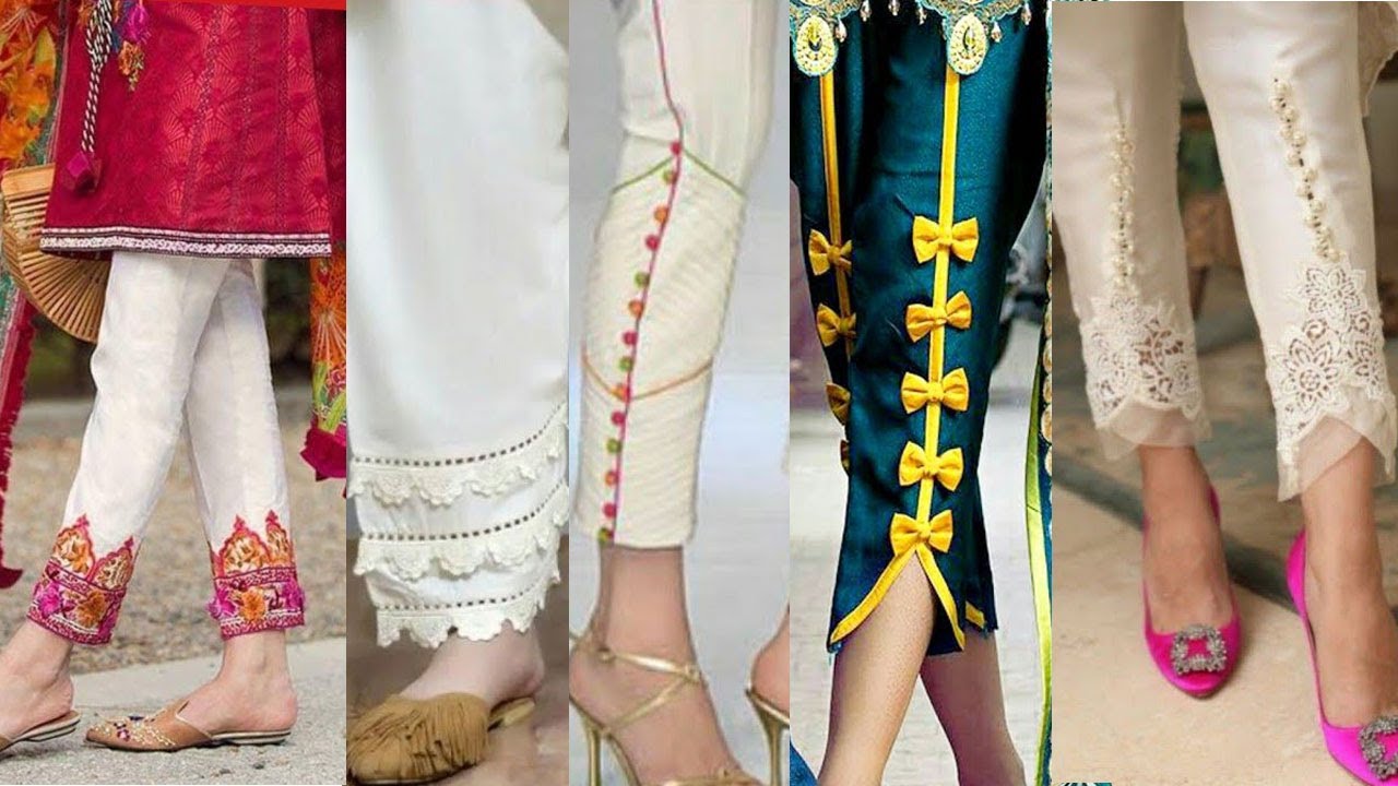 #Trouser #Poncha designs #2020 | #Salwar Poncha Design | New latest ...