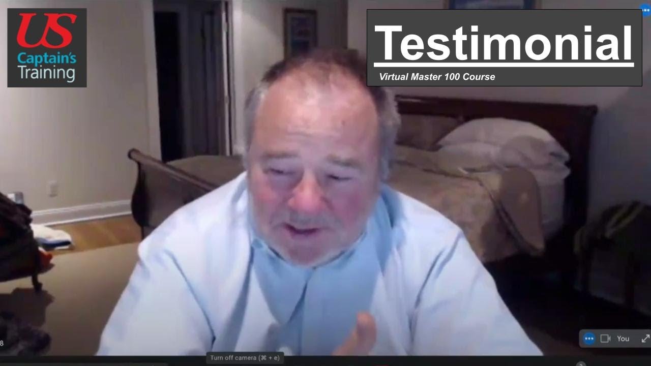 Meet Tony A Virtual Master Captain s License Course Student US