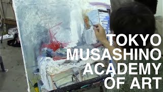 東京武蔵野美術学院　芸大油絵　デモンストレーション制作