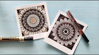 How to Draw MANDALA ART for Beginner || Step by Step process || Part 1