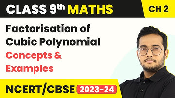 Factorisation of Cubic Polynomial - Concepts & Examples | Class 9 Maths Chapter 2