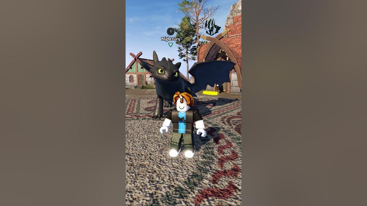 How to train your Dragon in Roblox - Night Fury  🔥