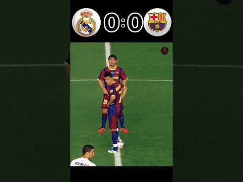 Real Madrid vs Barcelona ( messi vs ronaldo) #vibe #football