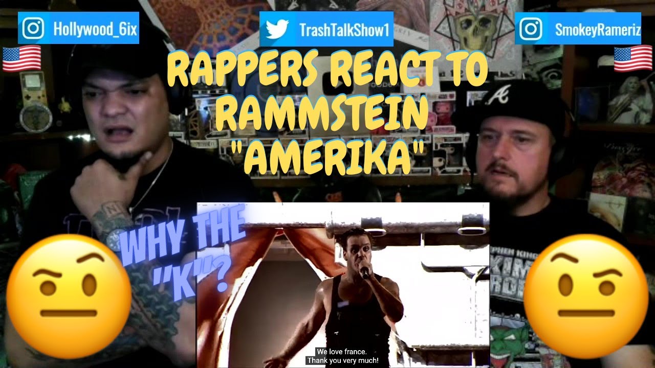 Rappers React To Rammstein "Amerika"!!! LIVE