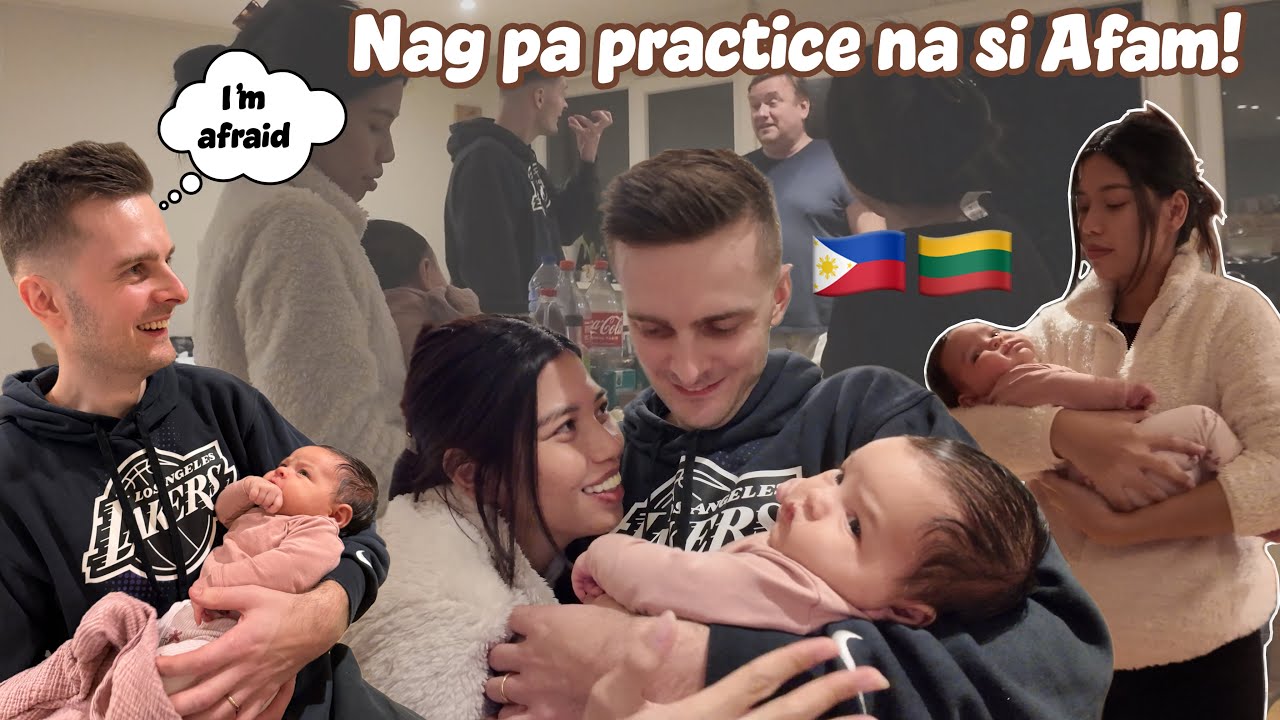 Афам впервые заботится о ребёнке! У нас новые друзья — пара поляков и пинаев.