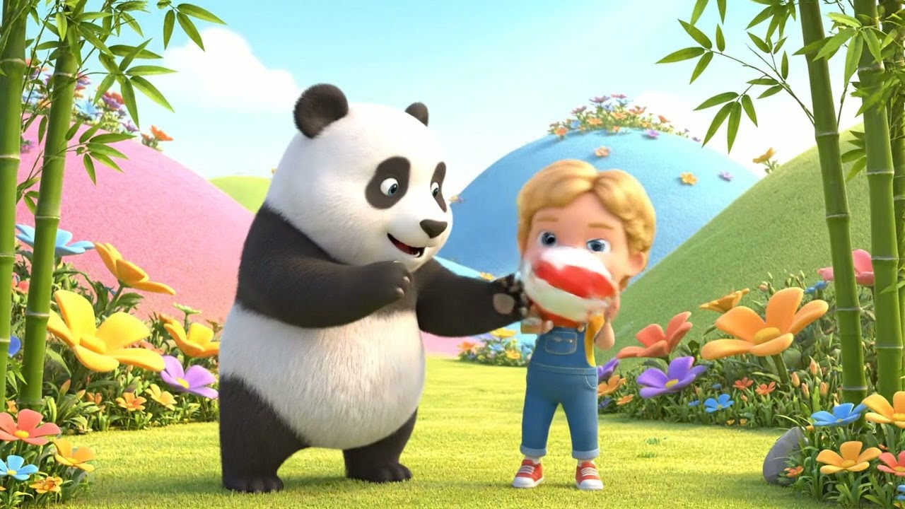 Where Did Baby Panda Roll the Tiny Ball? | Kids Songs & Nursery Rhymes