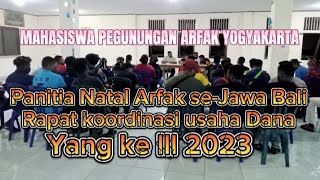 Dansa Suku Arfak. Mahasiswa/i Pegunungan Arfak Yogyakarta 2023