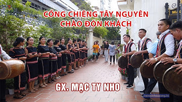 Biểu diễn chào đón - nhạc cụ Tây Nguyên tại Nhà thờ Giáo xứ Mạc Ty Nho TP. HCM