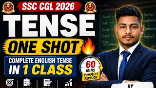 Tense One Shot 🔥 | Complete English Tense in 1 Class | SSC CGL 2026 | By Narayan Sir #tense #ssc #26