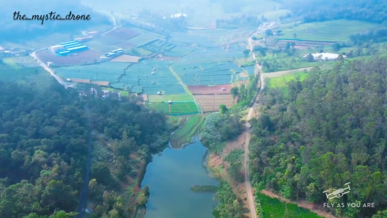 Drone view nilgiris | farm land | agriculture |