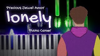 Video thumbnail of "precious jewel amor - lonely (piano cover)"