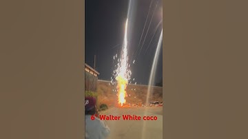 6” Walter White Strobe Coco #fireworks #firework #strobe #pyrotechnics #sinisterpyro #walterwhite