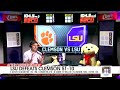 LSU Blows Out Clemson | Saints Game Week | CFP Bracketology