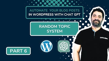 WordPress plugin for ChatGPT - Random topic system