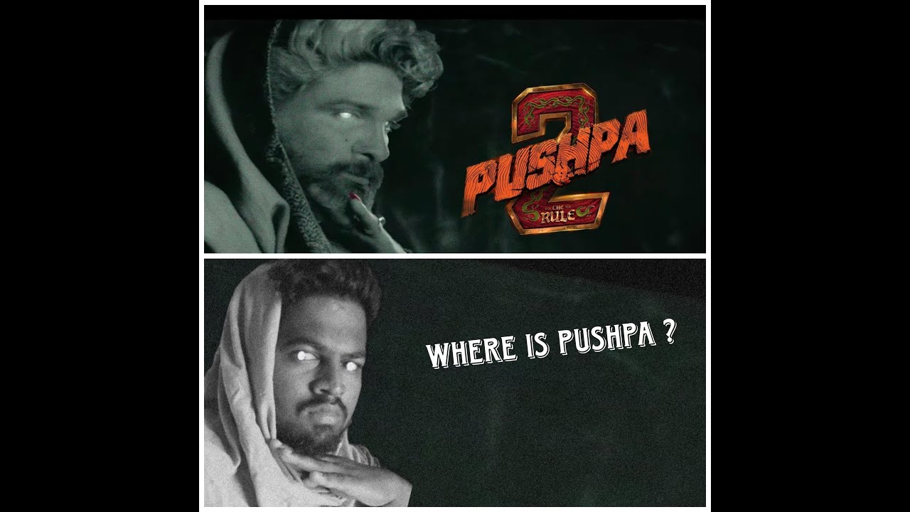 Where is Pushpa? Recreation Telugu Allu Arjun Sukumar Rashmika Fahadh Faasil YouTube