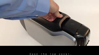 はっさくはっさく確認ページ Zebra ZC300 Clearing a Card Jam - YouTube