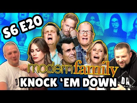 British Guys HILARIOUS Modern Family Reaction | Season 6 Episode 20 (Knock 'Em Down)