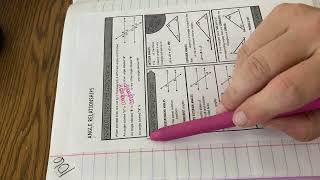 Angles and Transversal Notes part 2