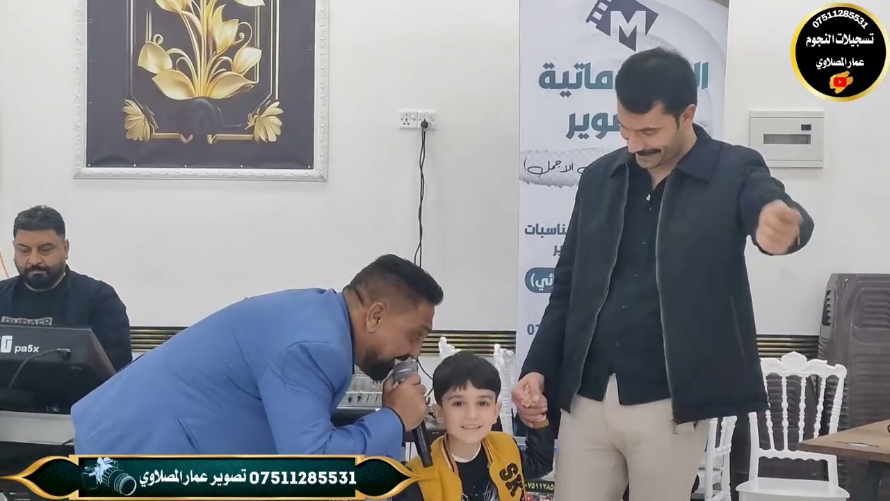 الفنان ياسر الخابوري دبكه خطوبه علي مسلم المايسترو حمو سنكالي تصوير عمار المصلاوي07511285531 