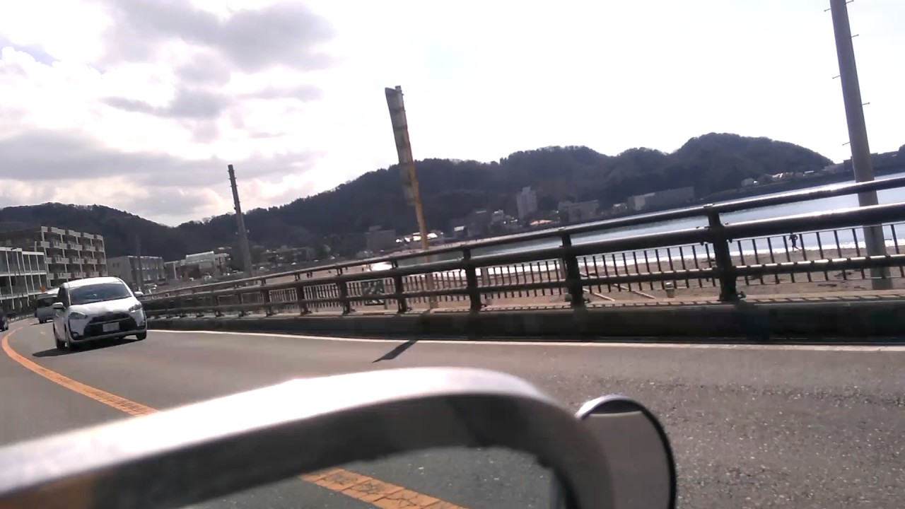 Driving on Birkin Seven 1993 on Zushi Beachside on Route 134.