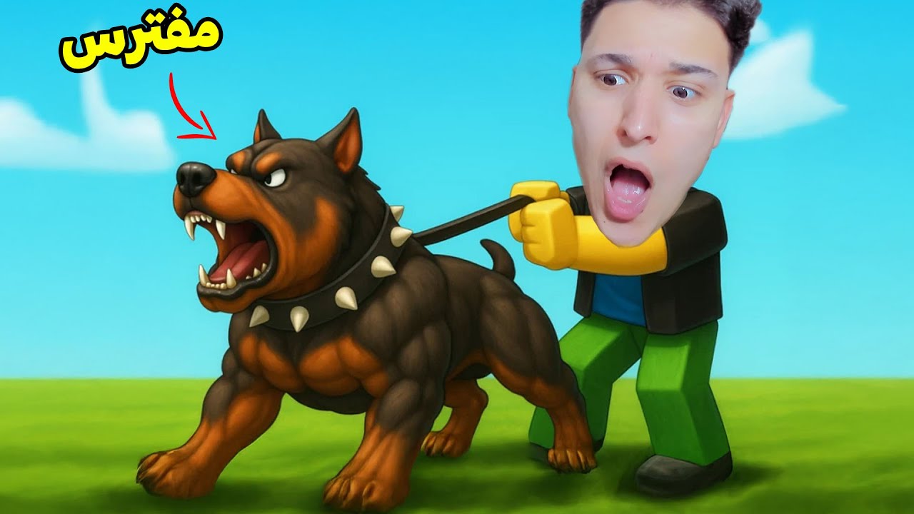 اصلانو مع الكلب الشرس 😱