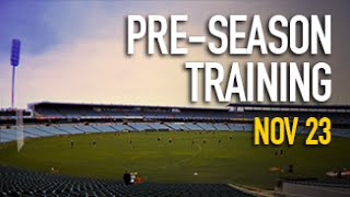 Crows Return for Pre-Season Training