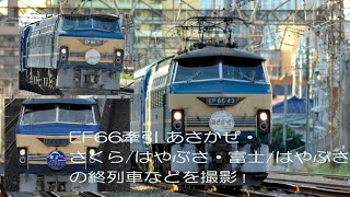 EF66牽引「あさかぜ」最終日＆「さくら・はやぶさ」最終日前日　【4年後の「富士・はやぶさ」最終日追加】