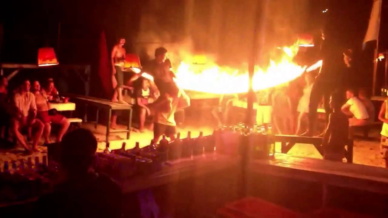 Flaming Jump rope FAIL! - YouTube