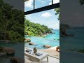 Infinity Pool Ocean Villa 🌊🌴 Ultimate Tropical Ambience for Sleep, Focus &amp; Relaxation #shorts