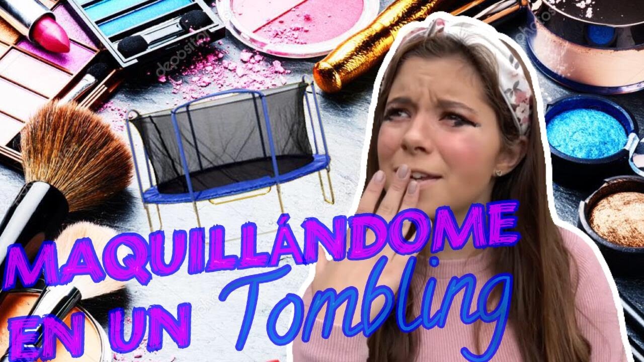 ME MAQUILLÓ MIENTRAS SALTO EN UNA CAMA ELÁSTICA divertido con jochy en vivo