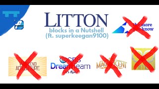 LITTON blocks in a Nutshell (ft. superkeegan9100)
UPDATE!: The sequel is coming, https://www.youtube.com/watch?v=bRakZtVihR0
Well, Litton Entertainment will ruining Saturday Morning Cartoons and becoming The New King of Saturday Mornings, So I deciced to teach Litton Entertainment a lesson for ruining Saturday Morning Cartoons! https://www.youtube.com/watch?v=tsReXUnqMEE
Credit to superkeegan9100, https://www.youtube.com/user/superkeegan9100
Sign this petition to stop Litton Entertainment and the FCC, https://www.gopetition.com/petitions/...
Music used in this video.
Kevin MacLeod - Ouroboros (Full Mix)
Copyright Disclaimer Under Section 107 of the Copyright Act 1976, allowance is made for fair use for purposes such as criticism, comment, news reporting, teaching, scholarship, and research. Fair use is a use permitted by copyright statute that might otherwise be infringing. Non-profit, educational or personal use tips the balance in favor of fair use. LITTON blocks in a Nutshell (ft. superkeegan9100)