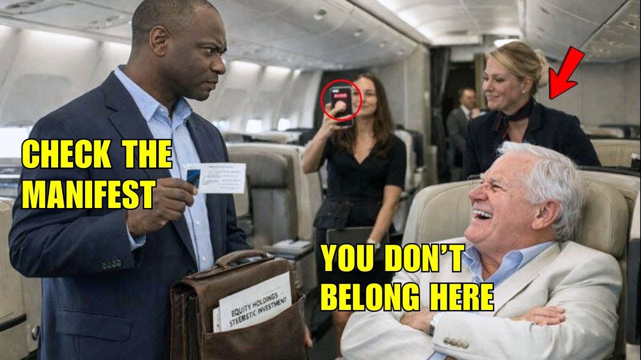 White Passenger Denies Black CEO First Class — One Manifest Check Changes Everything