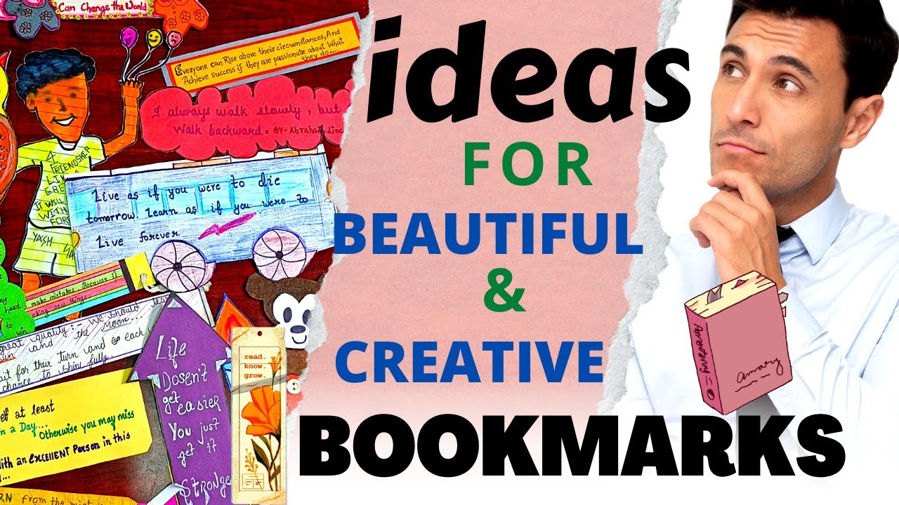 Beautiful & Creative Bookmarks with Inspiring Quotations for English Subject Project II 